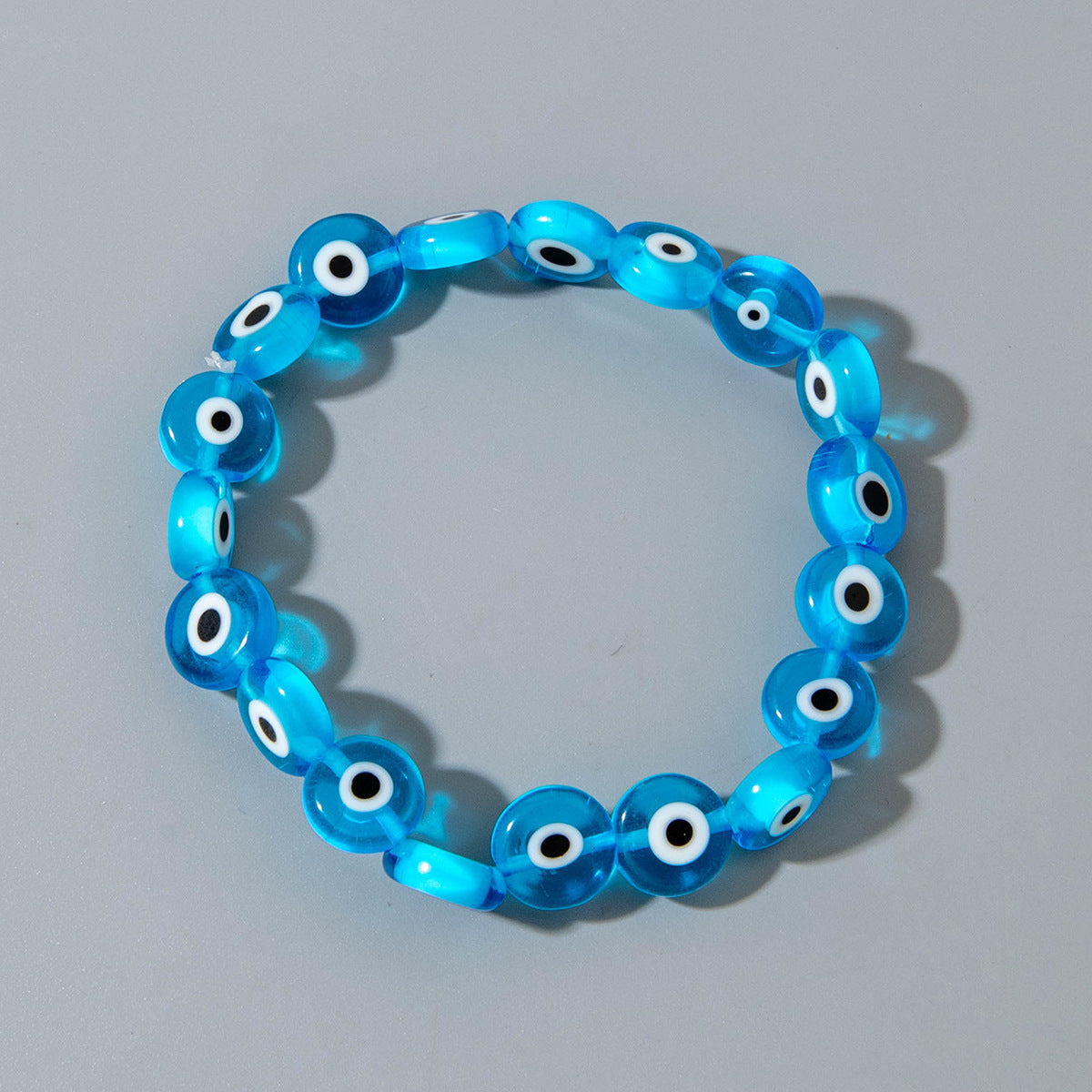 European and American Ornament Bohemian Devil's Eye Beaded Bracelet  Fashionable and Unique Eye Elastic Bracelet Wholesale