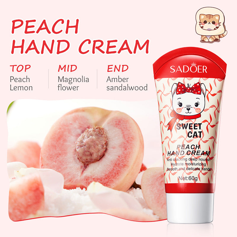 Cartoon Hand Cream60g SADOER Avocado Milk Moisturizing and Hydrating Autumn and Winter Cross-Border Wholesale