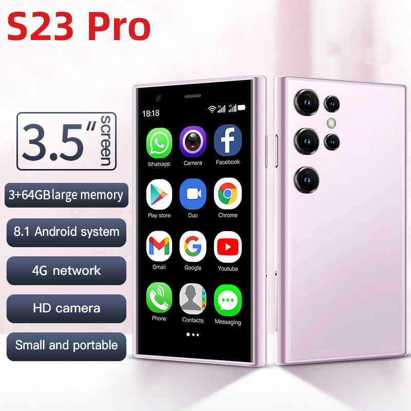New Product S23Pro Mobile Phone3Inch2+16GB Android8.1Smart Mini Mobile Phone Ultra Small Pocket Backup Phone