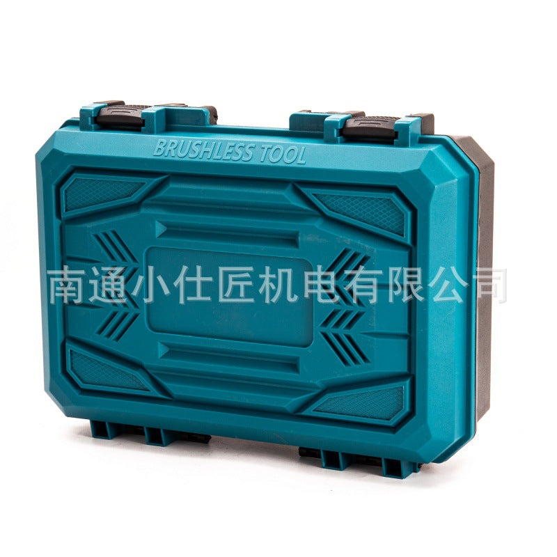 Two Batteries and One Charger Cross-Border Brushless Angle Grinder Cordless Handheld Household Grinding Cutting Angle Grinder