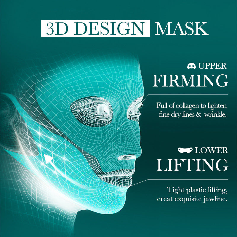 Full English Polypeptide Collagen Protein3D Lifting and Firming Face Mask SADOER Hydrating and Moisturizing Face Mask Wholesale