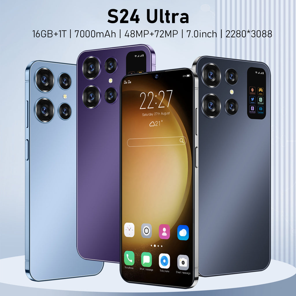 2025Popular S24ultra Mobile Phone16+1T Large Memory Mobile Phone7.3High Definition Screen Factory