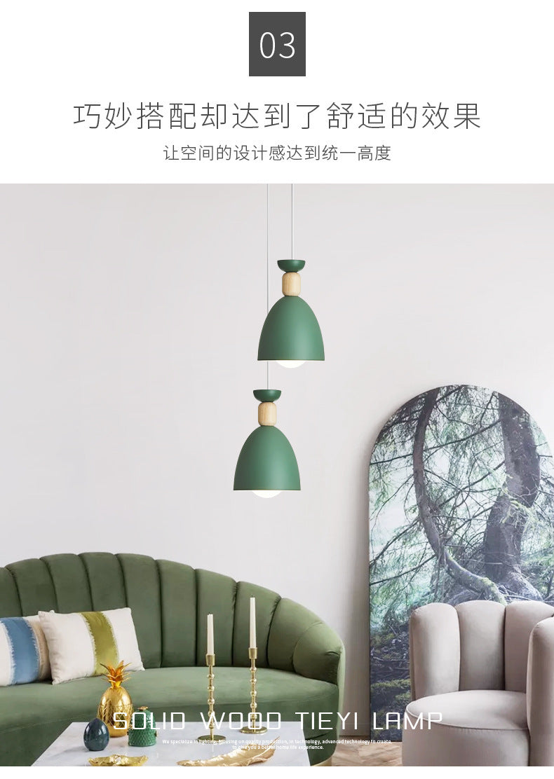 Zhongshan Restaurant Pendant Light Modern Simple Elegant Internet Celebrity Lighting Creative Personality Dining Room Bar Table Nordic Pendant Light