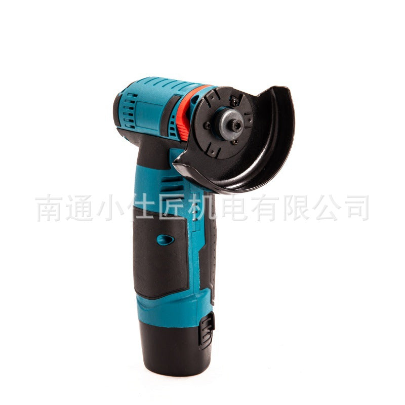 Cross-Border Foreign Trade Mini Rechargeable Lithium Electric Angle Grinder Household Multi-Functional Portable Cutting Grinding Machine Polishing Machine