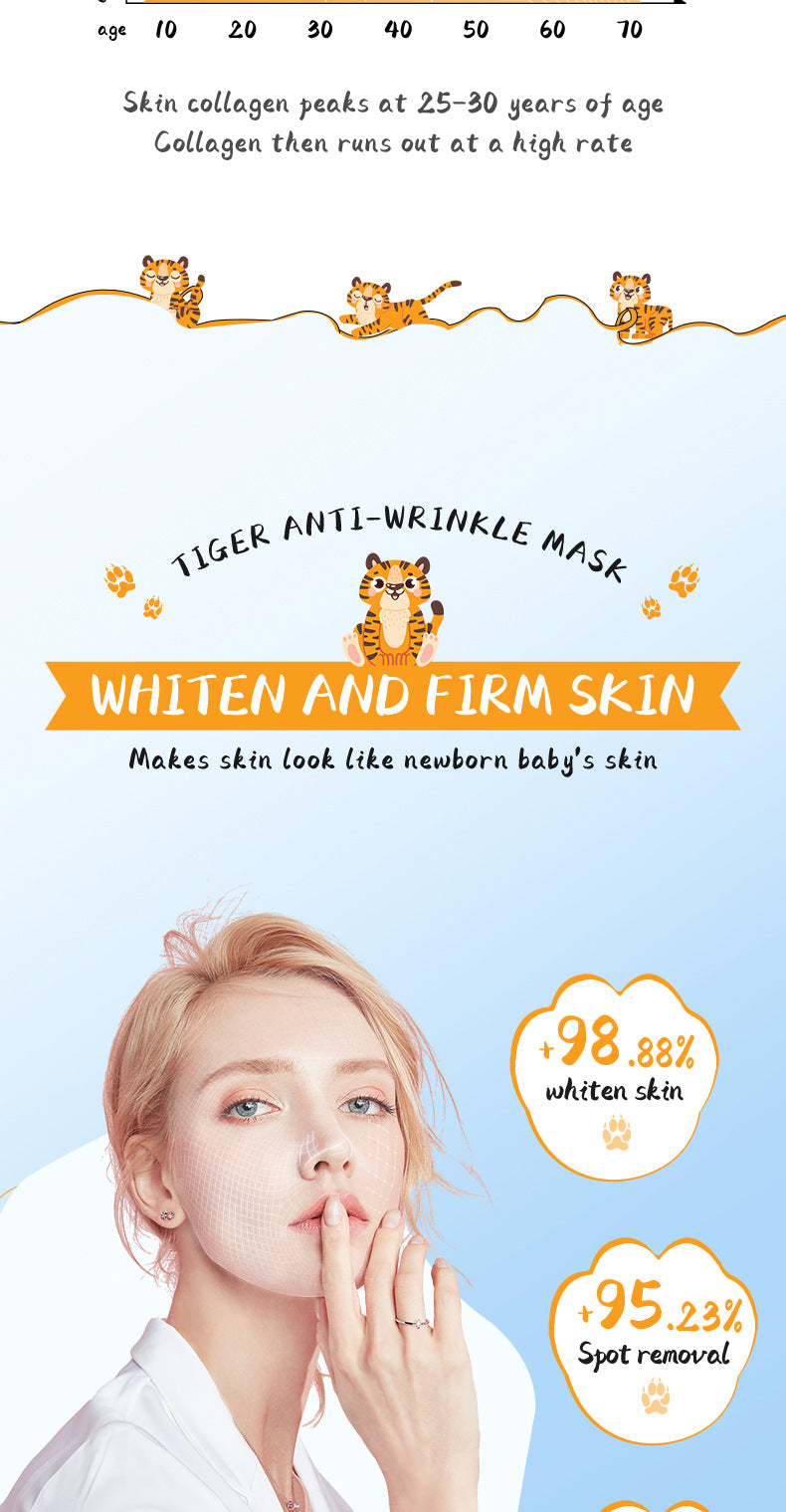 Full English Animal Pattern Mask25g SADOER Hydrating and Moisturizing Skin Care Tablets for  Wholesale