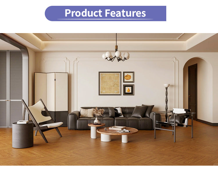 Customizable 12mm Solid Wood Engineered Teak Flooring UV Finish Three Layer Luxury Villa Hotel Basement Interior Exterior