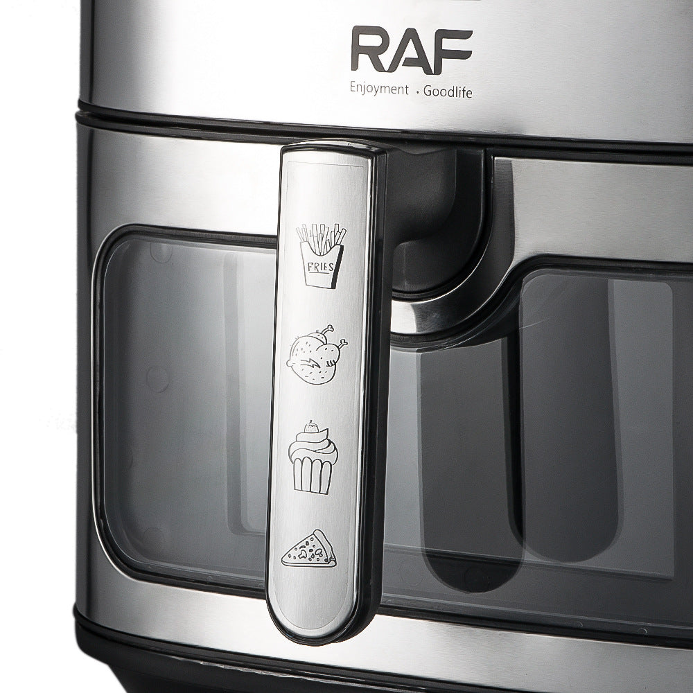 RAF European Standard Air Fryer10L Large Capacity Household Oil-Free Fryer Smokeless Electric Grill Electric Cooking Pot