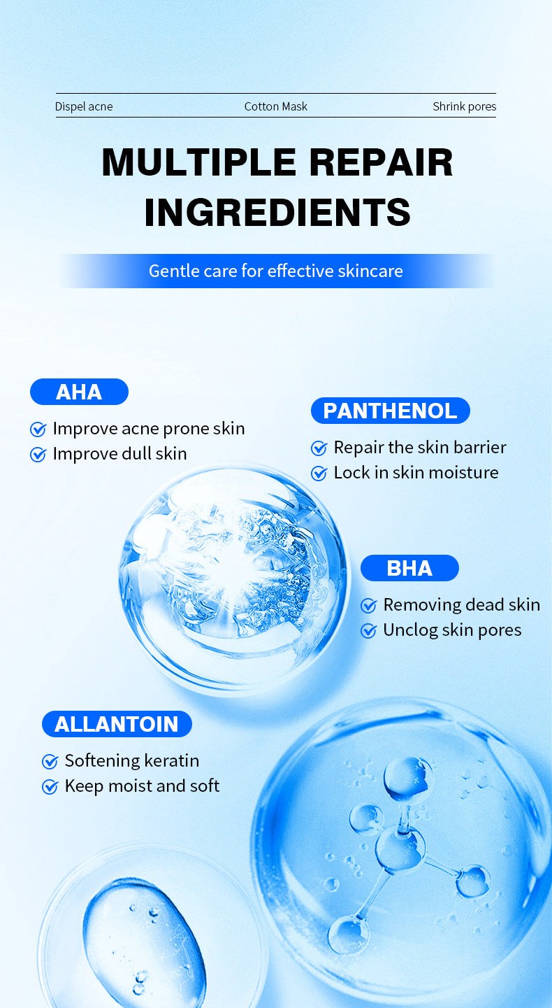 In Stock Full Salicylic Acid Facial Cleansing Pads Exfoliating Cleansing Cotton Pads Skincare Wholesale