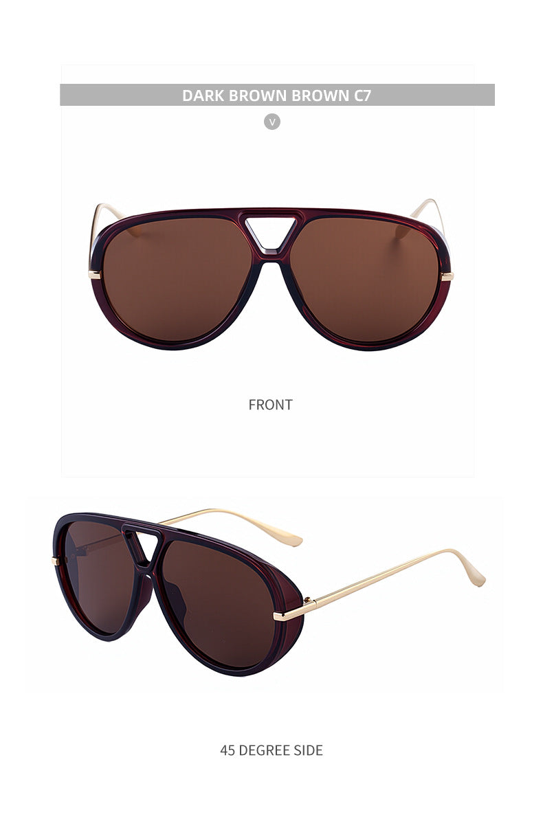 2025New Style Toad Sunglasses for Women, European and American High-End Retro Punk Style Sunscreen Sunglasses for Men, Trendy Eyewear shades