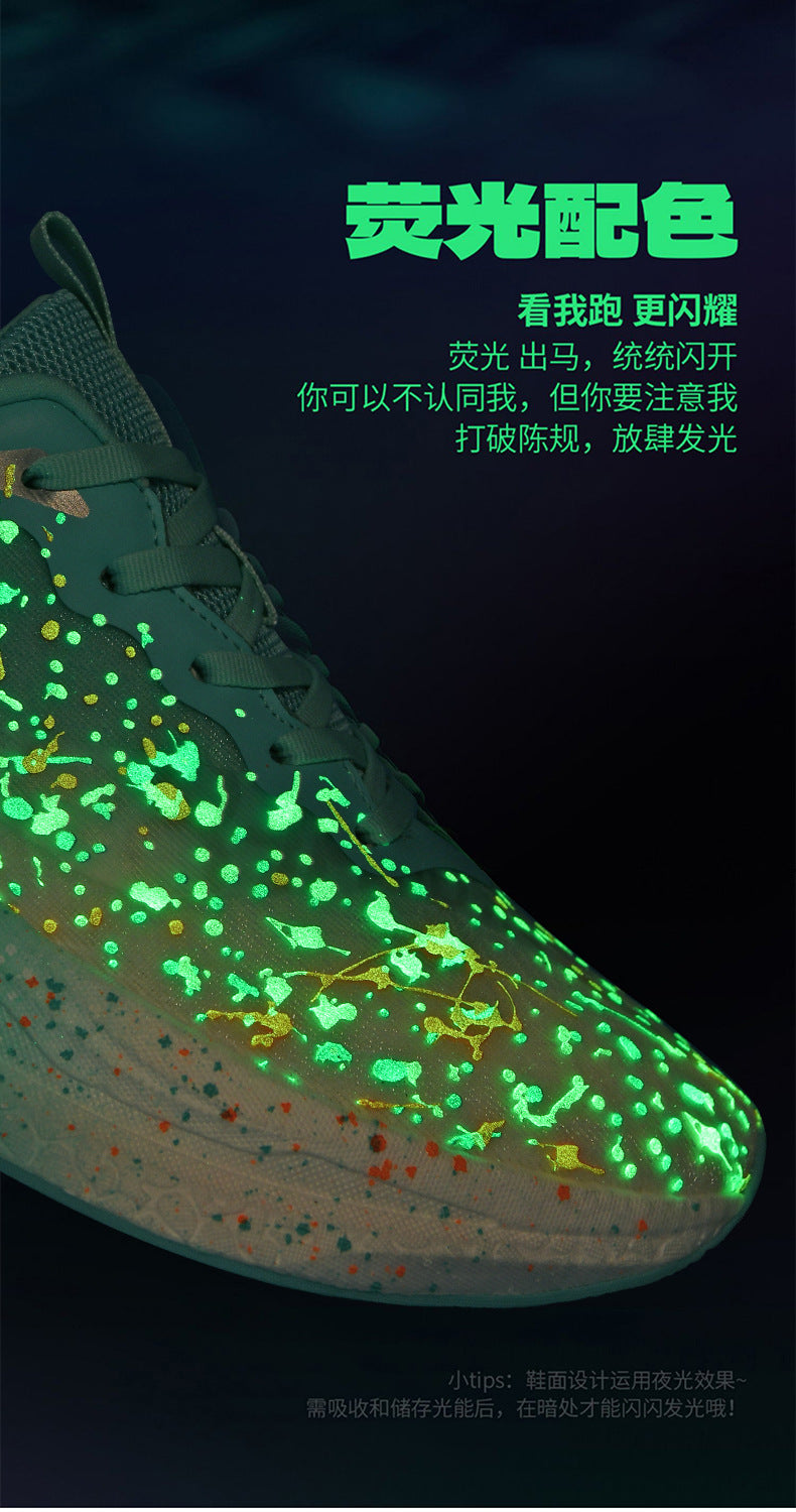 Red Rabbit9pro Autumn and Winter New Double Mesh Luminous Carbon Plate Real Explosion Running Shoes Couples plaid Cushioning Wearable Sneakers