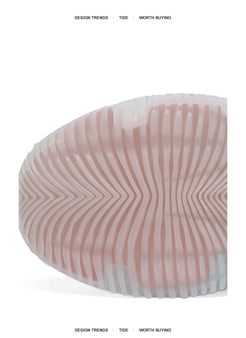 Men's Sports Shoes Spring and Autumn Ice Silk Hot Style Air Cushion Shock Absorption Trendy Men's Shoes Youth Running Shoes Student Casual Running Shoes