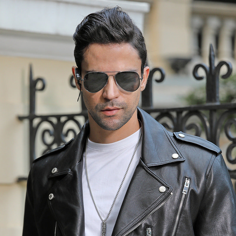 New Smart Bluetooth Headset Glasses Toad Mirror Men's Polarized Sunglasses Smart Eye Listening to Music Glasses Phone208