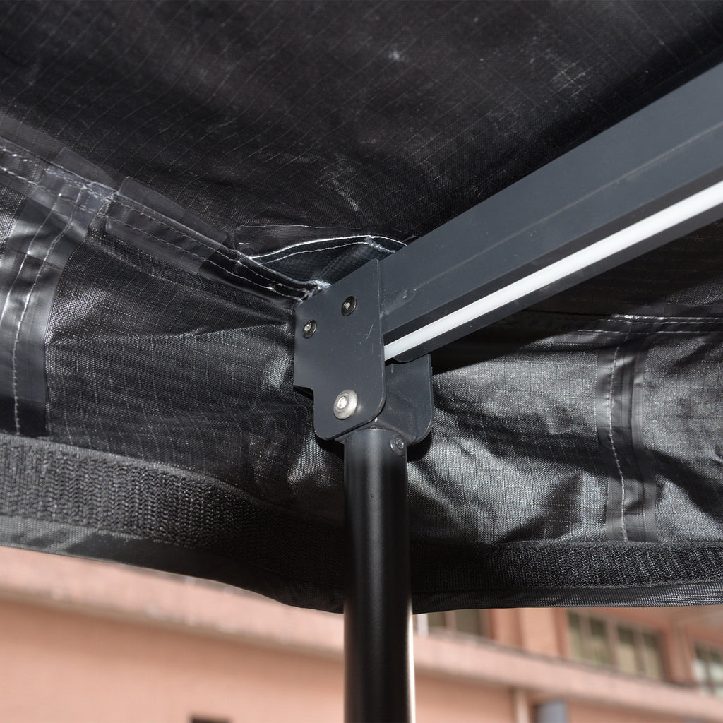 New360Full Lamp Boneless Fan-Shaped Car Side Tent Camping Large Space Outdoor Waterproof Camping Car Tent