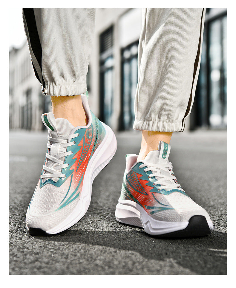 New Summer Lightweight Wear-resistant Men's Running Shoes Carbon Plate Non-slip Sports Shoes Casual Fashion Shoes