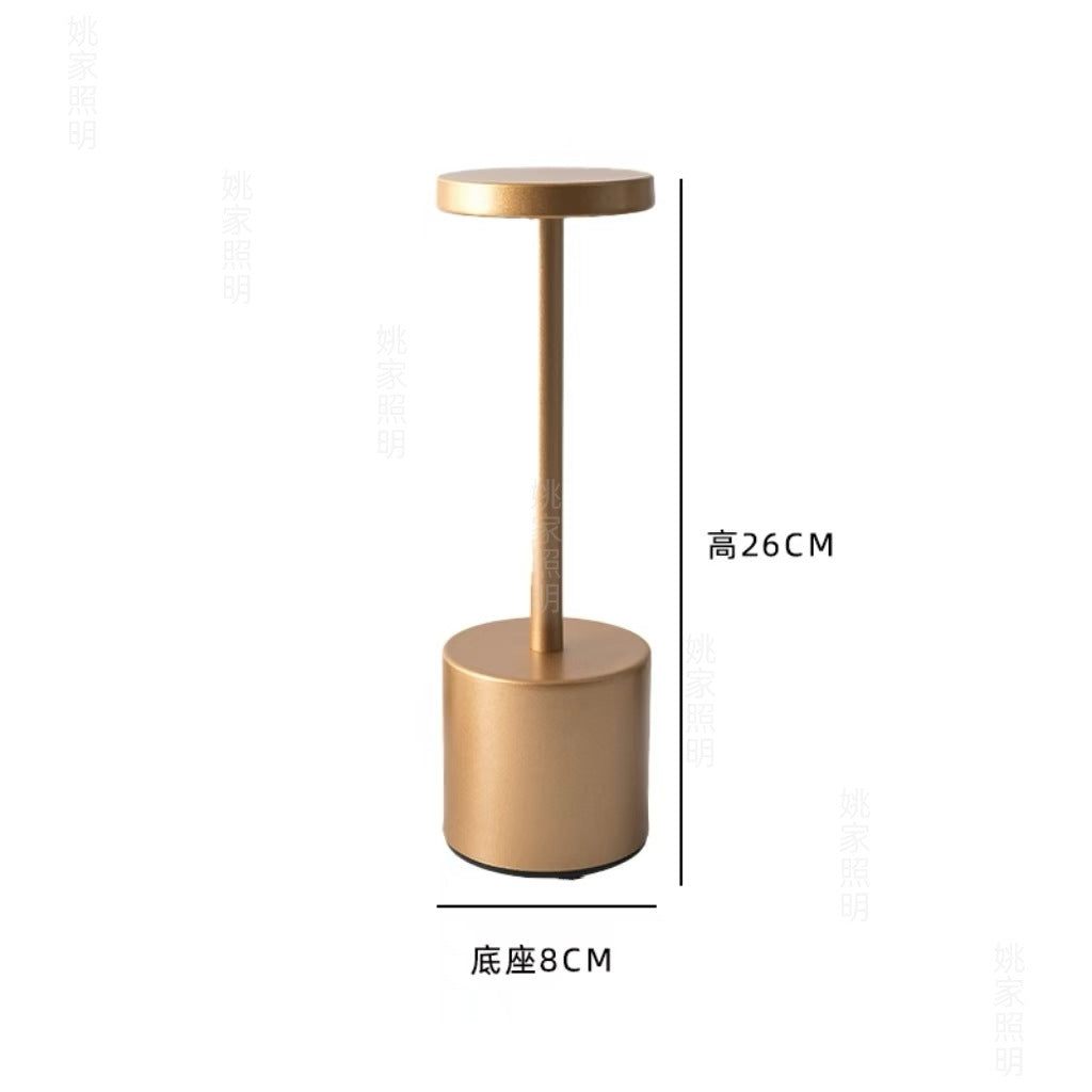 I-Shaped Desk Lamp Rechargeable Night Light Bedroom High-End Atmosphere Lamp Bar Table Lamp Touch Rechargeable Desk Lamp