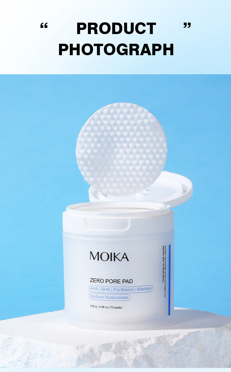 Custom Trade Ethanol Acid Cotton Pads Vitamin Exfoliating Facial Cleansing Bio Pads Individually Packaged