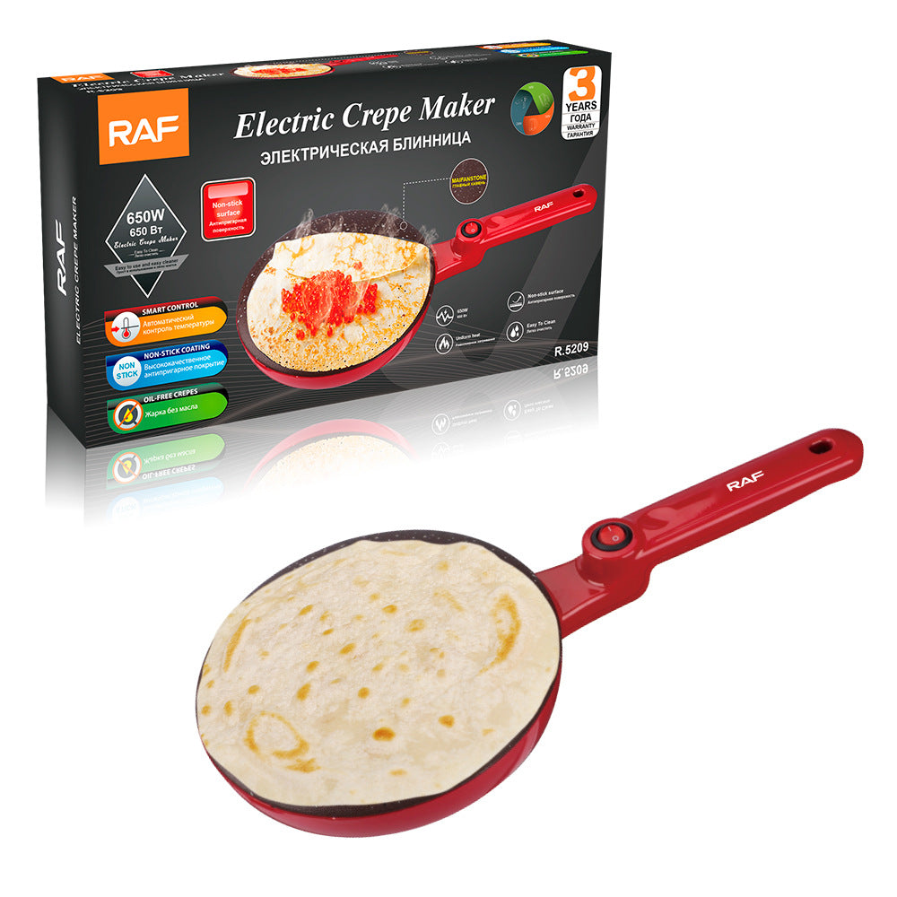 RAF European Standard Thin Pancake Maker Spring Roll Skin Maker Multi-Functional Household Pancake Pan Electric Pancake Pan