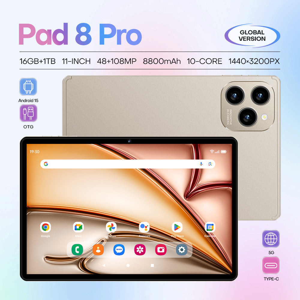 New Arrival Best Selling Android Tablet PC Pad 8 Pro 16+1T Memory in stock direct from source manufacturer