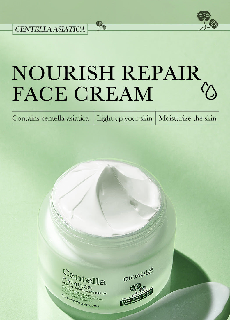 BIOAOUA Centella asiatica soothing and repairing six-piece set Moisturizing skin care product set  wholesale