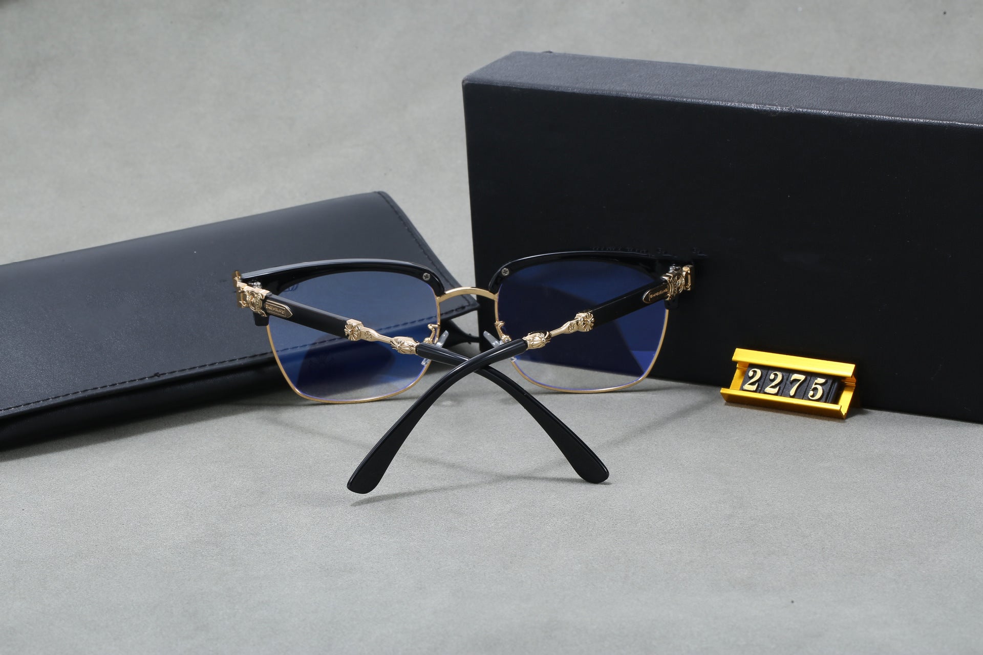 Kro Home Jay Chou Same Style Myopia Eyebrow Glasses Frame High-end Men's Fashion Trend Retro Glasses Frame2275