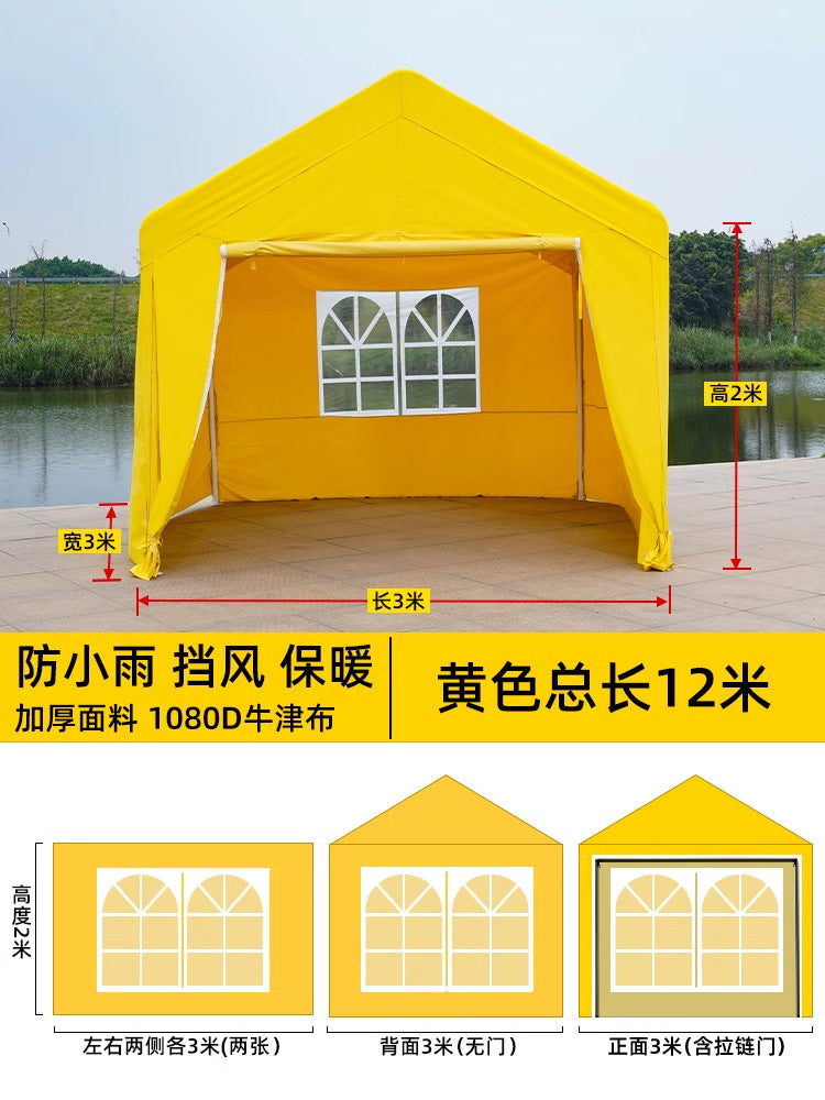 Camping Internet Celebrity Market Stall Tent Cover Thickened Windproof Rainproof Coldproof Outdoor Windproof Cloth Distribution and Dropshipping