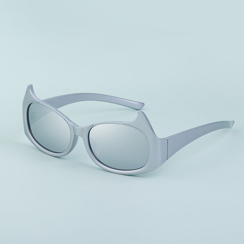 Personality Y2K Cat Eye Sunglasses Women's European and American New Trendy ins Street Style Sunglasses for Men Wholesale