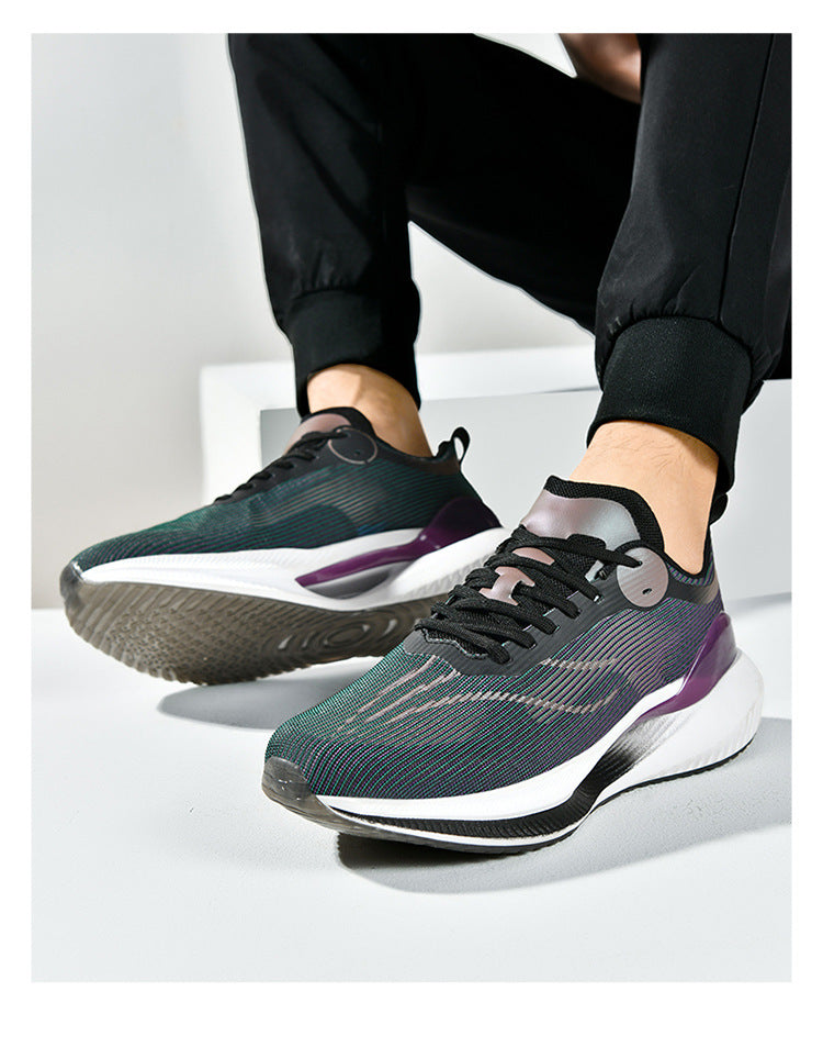 Sports Shoes2025Summer new men's shoes breathable mesh shoes soft sole lightweight running shoes shock-absorbing sports shoes