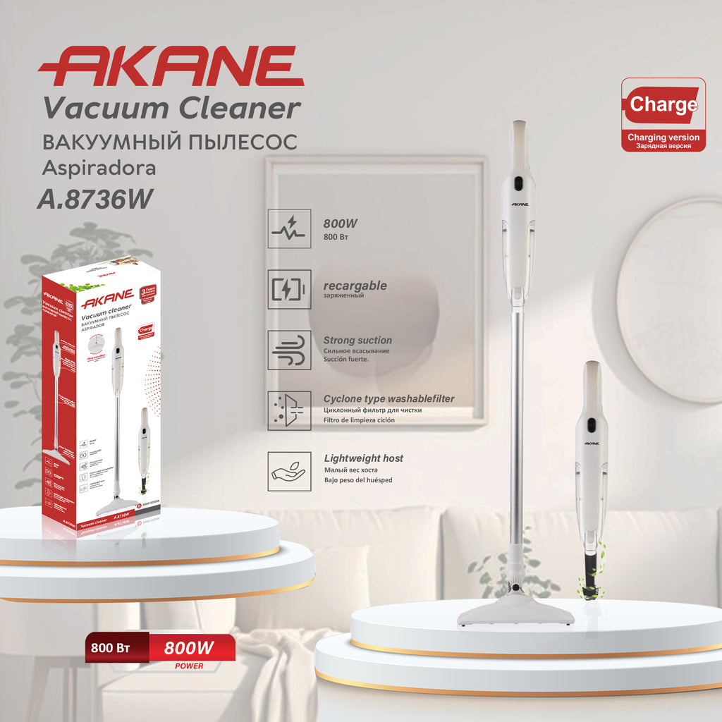 RAF European Standard Household Handheld High-Power Car Vacuum Portable 2-in-1 Cyclone Vacuum Cleaner A8763