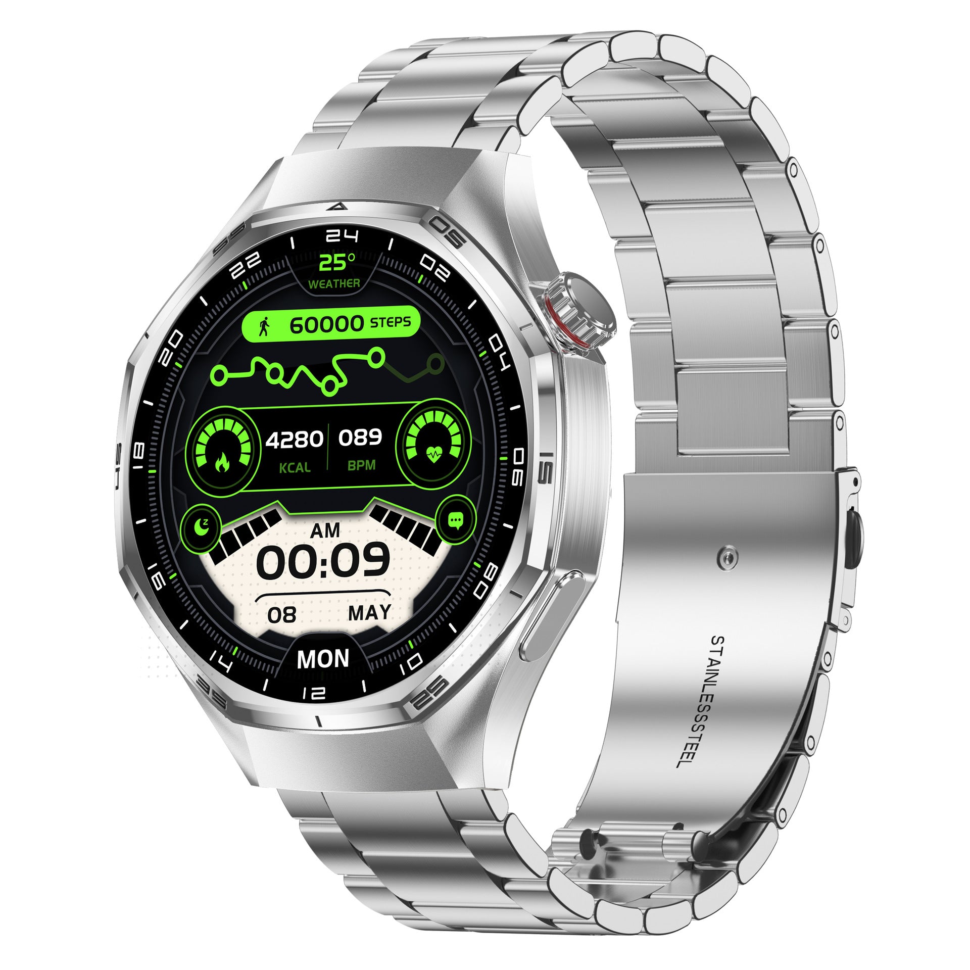 Watch6 Max Smart Watch Bluetooth Call True Heart Rate Step Sleep Blood Pressure Monitoring Message Reminder Exercise