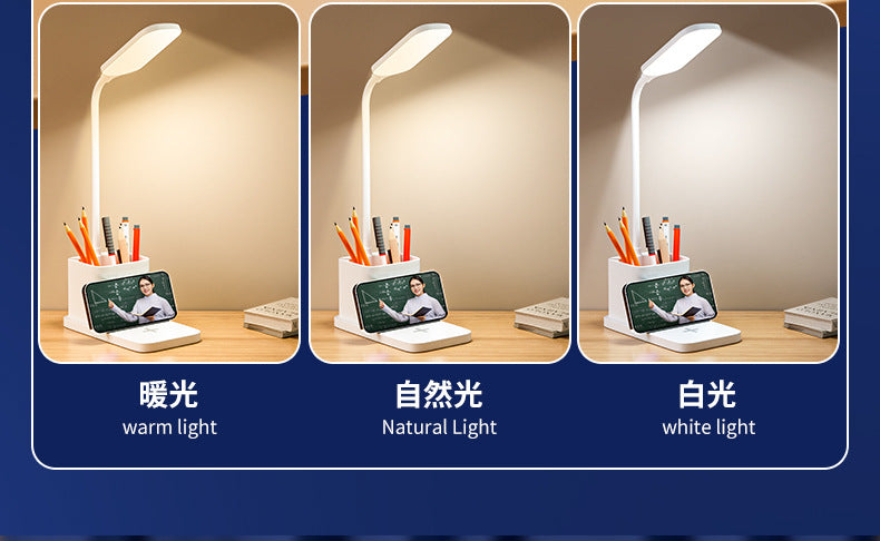 Creative Eye Protection Table Lamp Multi-Functional Two-in-One Cubby Lamp Student Dormitory Desktop Learning Table Lamp Gift Wholesale