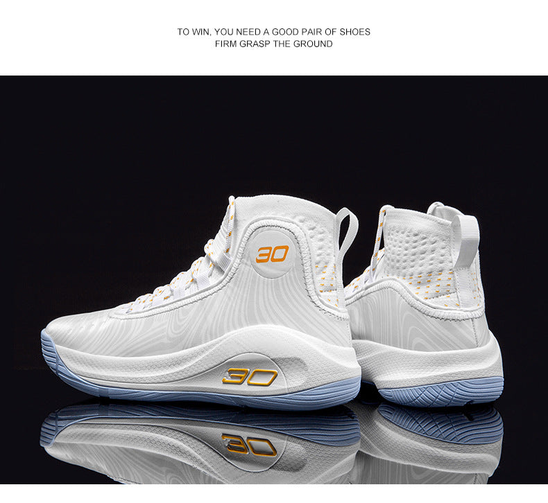 2025New Youth Support Shock Absorption Wear-Resistant Non-Slip Sports Shoes Men's fashion Soft and plaid Basketball Shoes