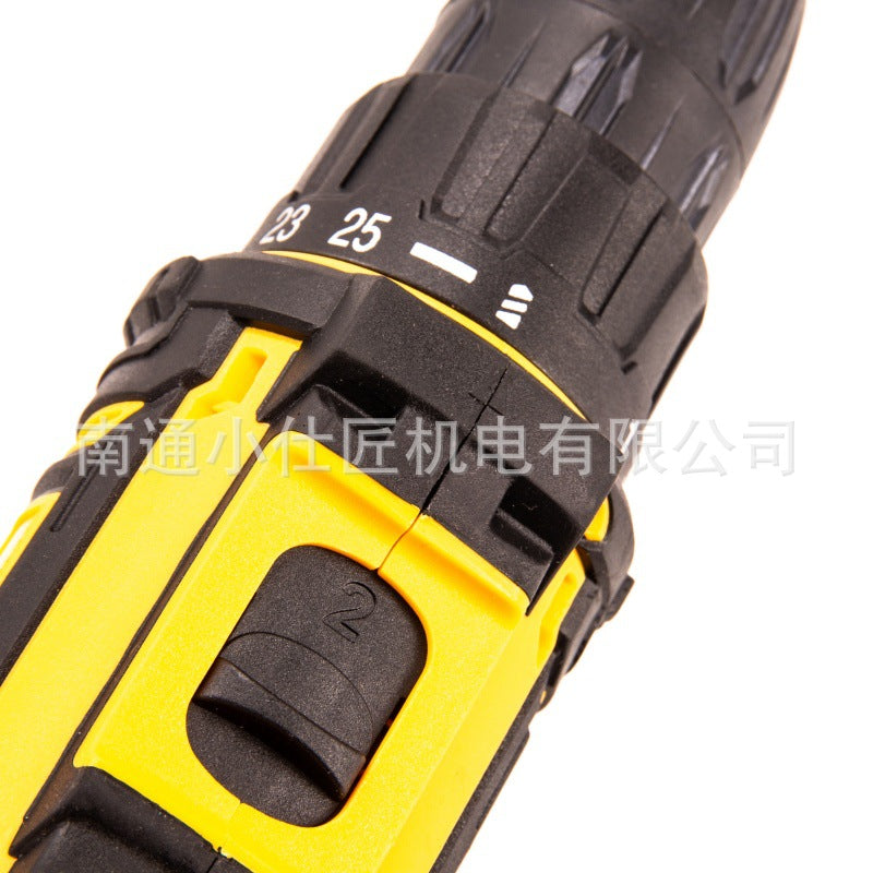 Industrial Grade High-Power Handheld Dual-Speed Rechargeable Drill Household Multi-Function Electric Screwdriver One Battery One Charger Brushless
