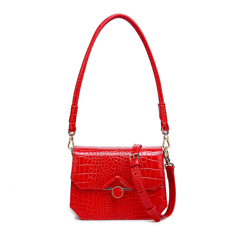 Women's Bag Summer New Crocodile Pattern Chain Bag Trendy Fashion Retro Personality Stylish Single Shoulder Crossbody Bag
