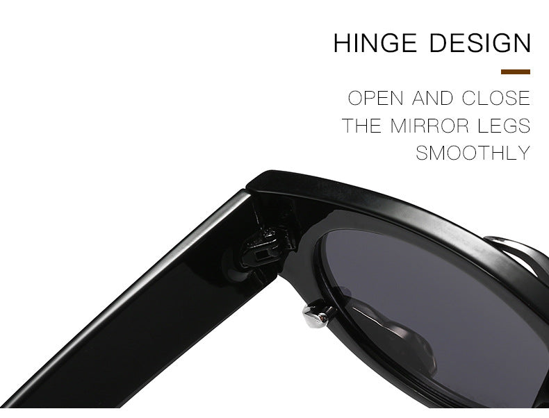 gm Same Style Women's Sunglasses Snake Small Frame Sunglasses High-End Steampunk Cat Eye Glasses shades