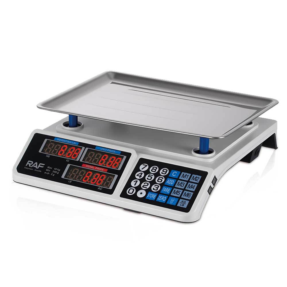 RA  European Standard Digital Display Pricing Scale Multi-Unit Conversion Fair Scale LCD Display Automatic Shutdown