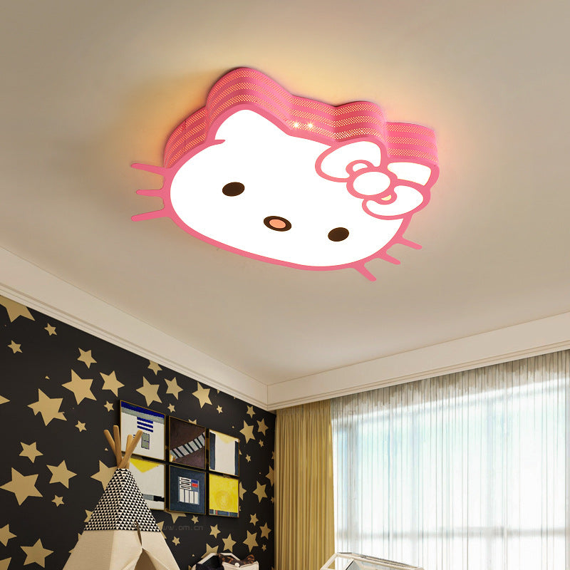 Children's Room Lamp Girl Modern Simple Boy Round Ceiling Lamp Cozy Bedroom Lamp Creative Kindergarten Classroom Lamp
