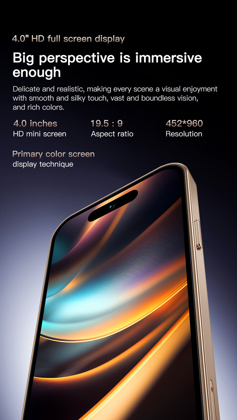 M16 PRO Hot Sale Smart Mini Phone4.0Inch Screen Dual SIM Ultra-Thin Quad-Core Backup Phone Foreign Language