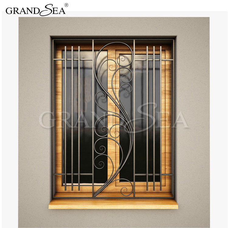 New Design  Metal Grill Simple Iron Window Grills