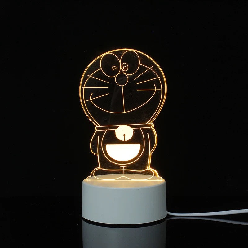 3D Night Light Acrylic Colorful Touch Remote Control Atmosphere Light Wholesale Dropshipping Creative Small Gift Factory