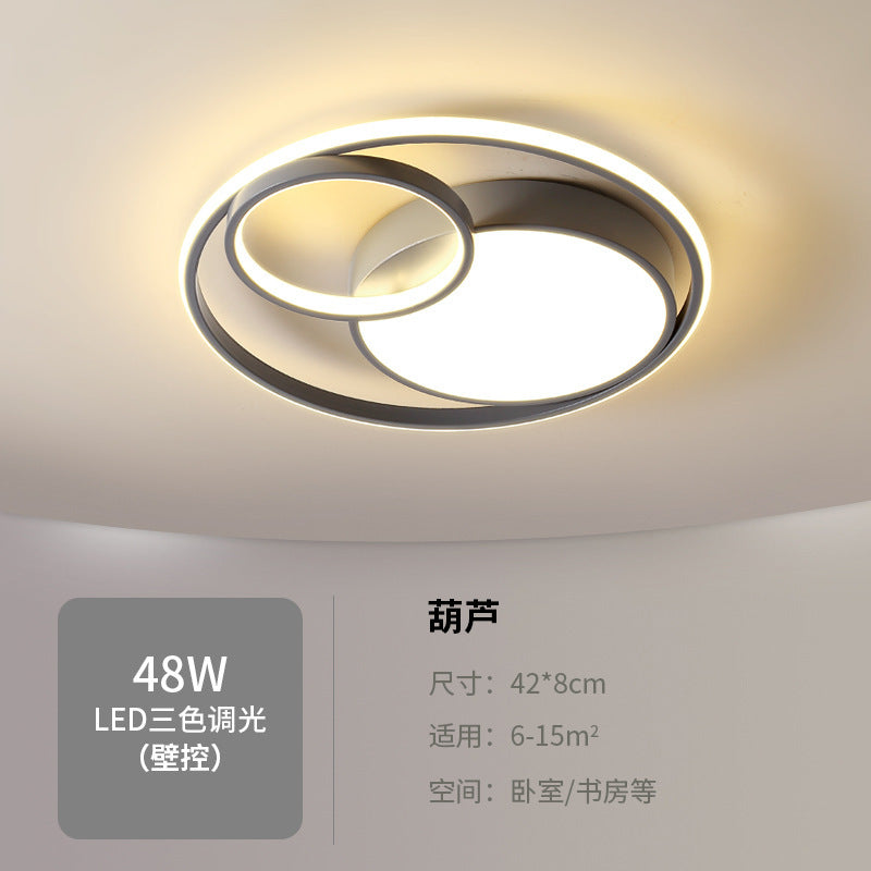 Bedroom Lamp Round Light Fixture LED Living Room Home Ceiling Light Fixture Simple Modern Cozy Romantic Creative Room Lamp