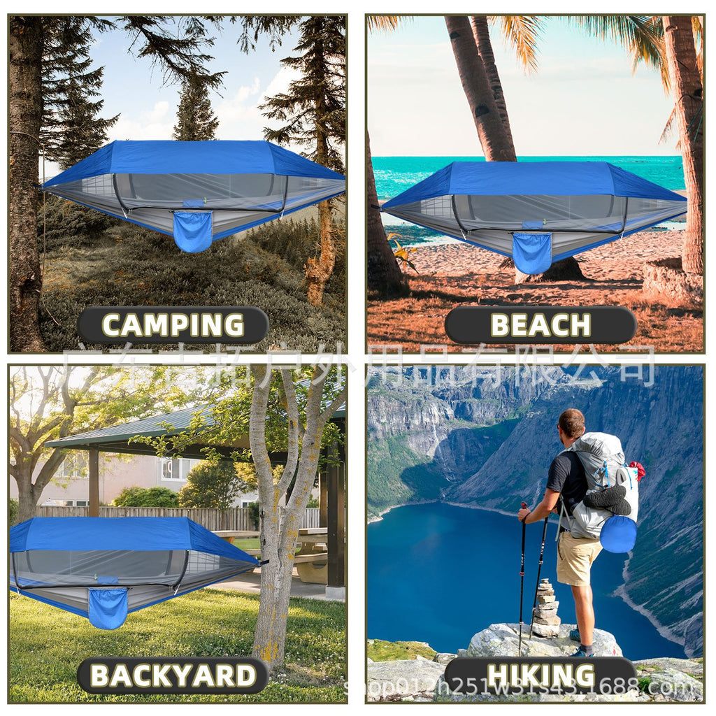 Outdoor Mosquito-Proof Portable Swing Outdoor Hammock Sunshade Wholesale290*140cm