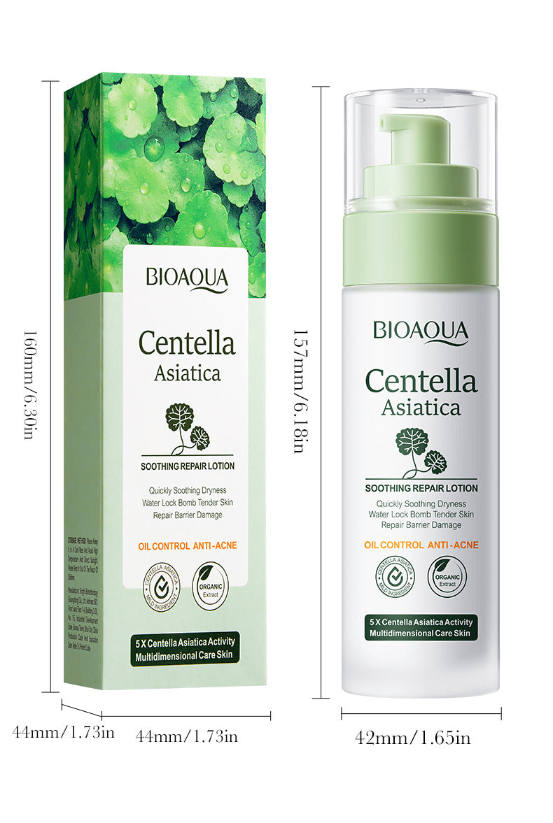 Centella Asiatica Skin Care Set in English BIOAOUA Cleansing, moisturizing and moisturizing six-piece set  foreign trade wholesale