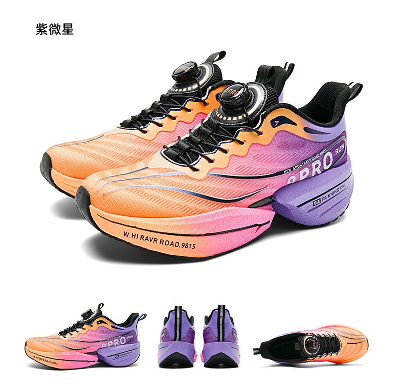 Red Rabbit8pro Hot-selling Parent-Child Breathable Running Shoes Professional Racing Anti-Slip Student Cushioning Rotating Button Sports Shoes