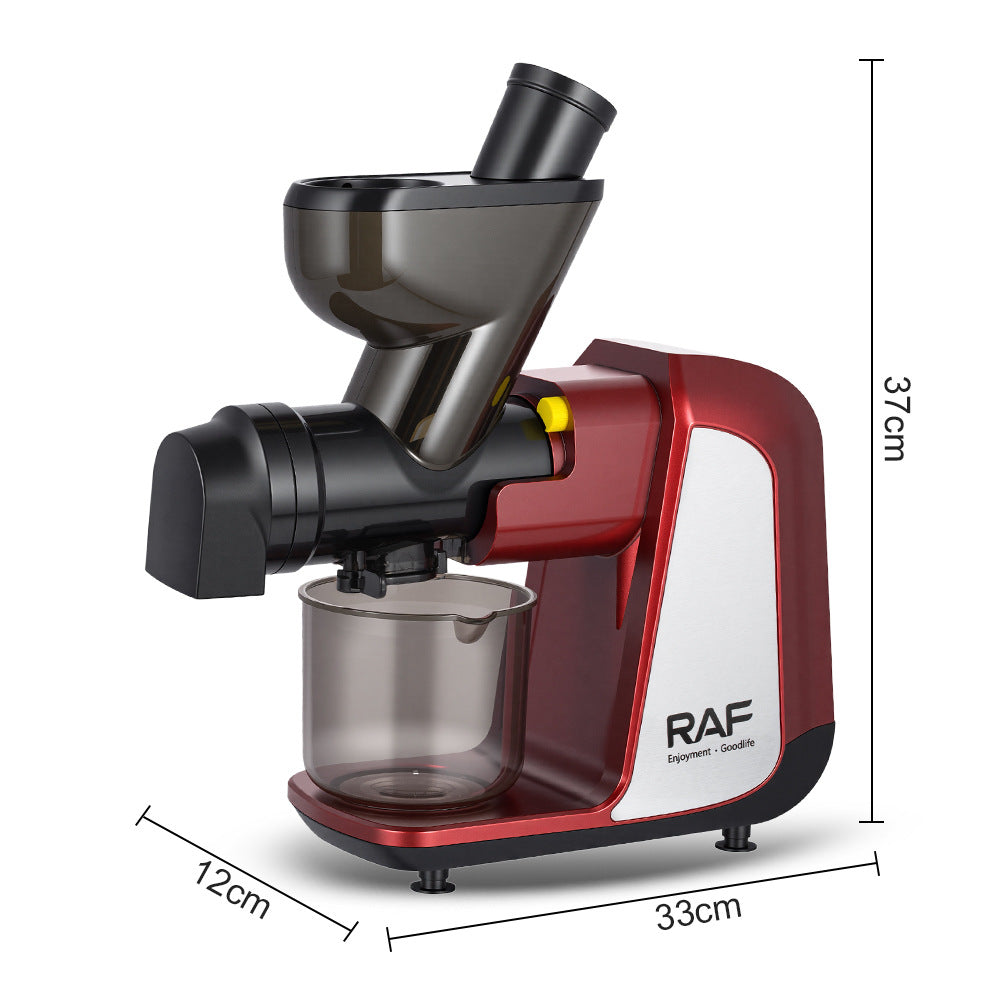 RAF European Standard Large Caliber Slow Juicer Household Fully Automatic Fruit and Vegetable Extractor Easy to Clean Multi-Functional