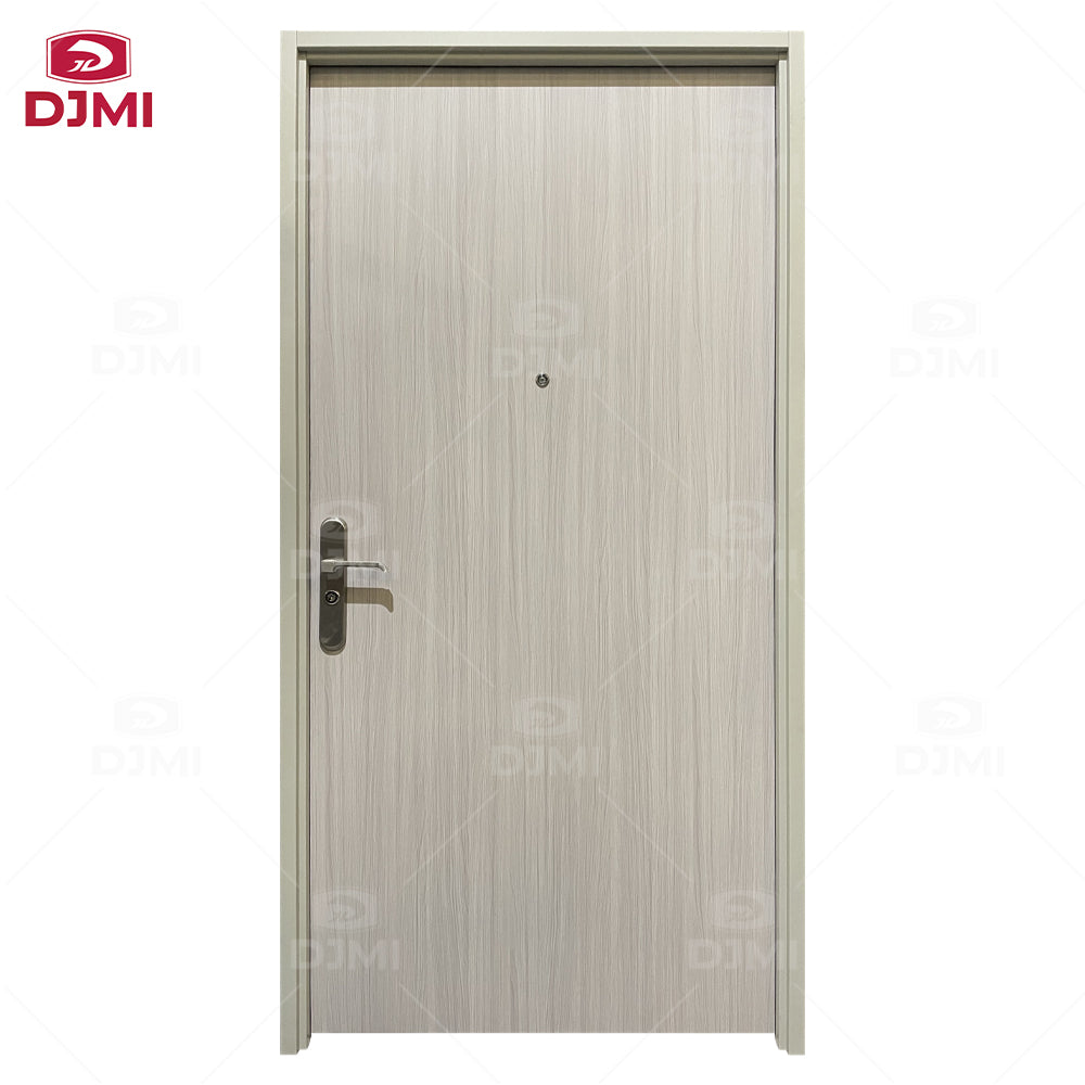 Fire Protection Certification Modern New Designs Bedroom Metal Frame Interior Solid Wooden Room Doors for Houses