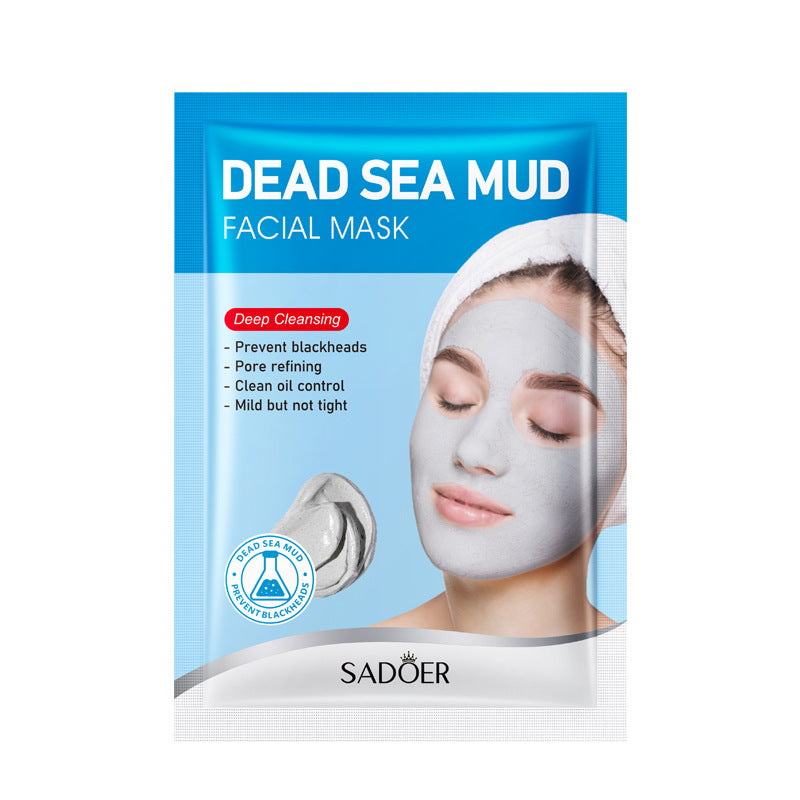 Dead Sea Mud Cleansing Mask SADOER Deep Cleansing Blackhead Removal Mask Cross-Border Wholesale