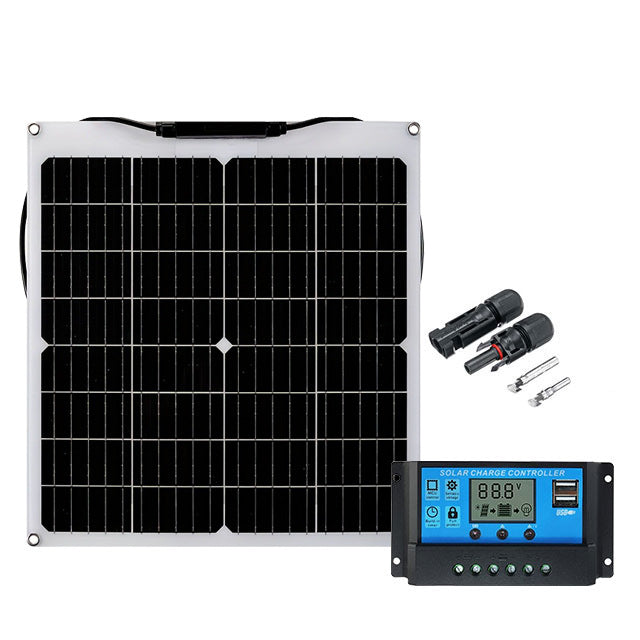 Hot Selling 40w18v Flexible Solar Panel Photovoltaic Power Generation Set Household Energy Storage Matching Portable Durable