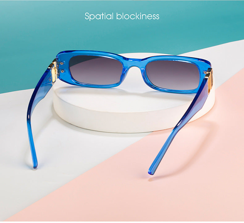 New Small Frame Sunglasses for Women, European and American Fashion, Internet Celebrity Style, High-End Glasses Trend sunglasses