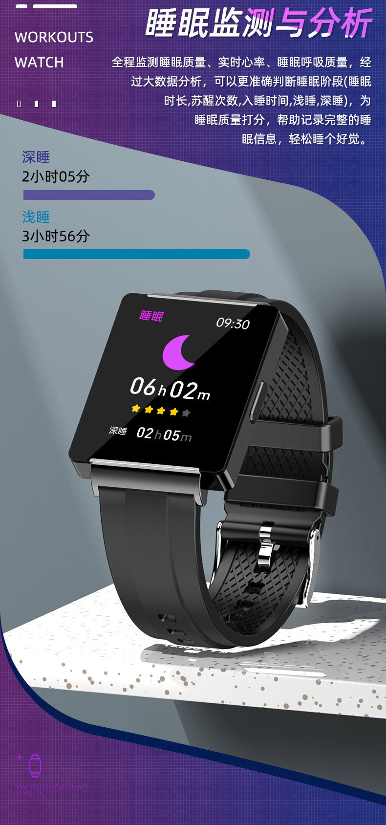 ks01Smart Watch Non-Invasive Blood Glucose and Oxygen Health Monitoring Watch NFC Huaqiangbei Sports Smart Watch