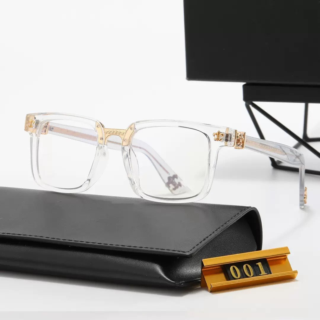 Kejia Plain Glasses for Women, Non-Prescription, European and American Style, Square Frame, Classic Travel Fashion Optical Glasses, Wholesale Sunshade